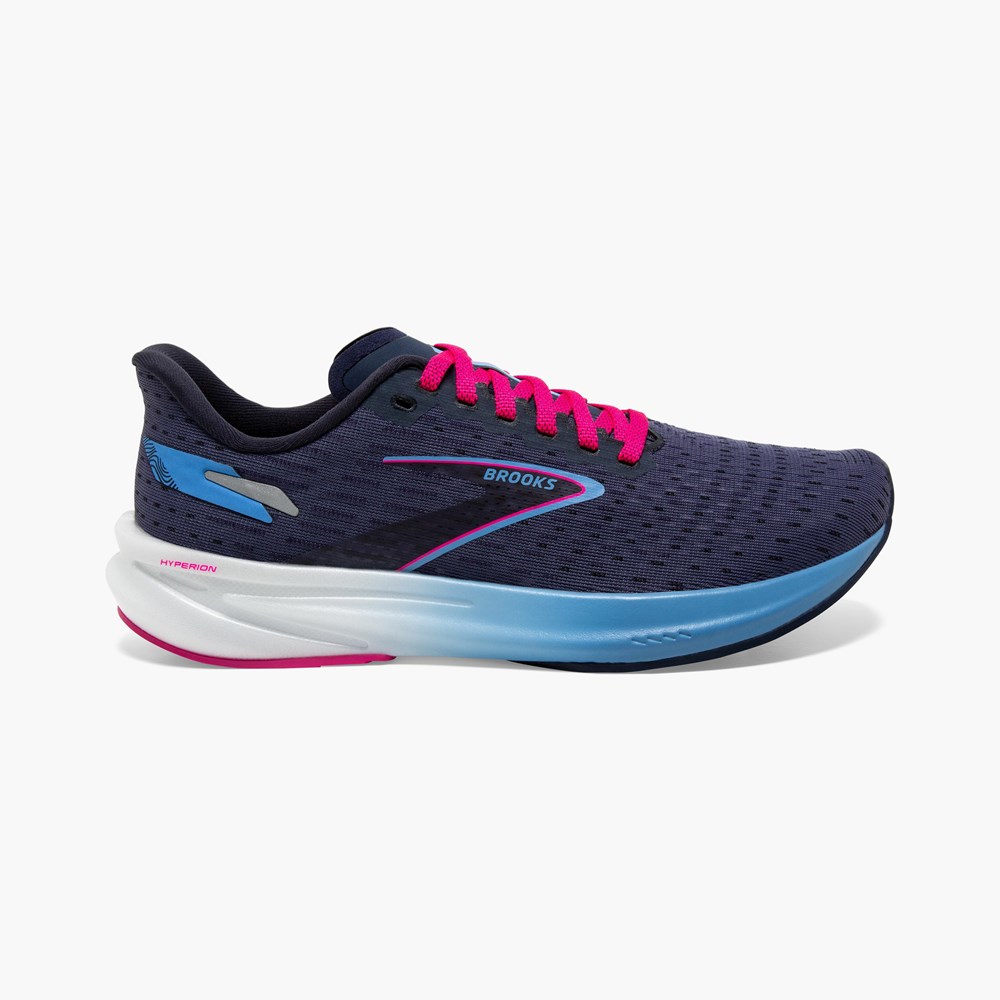 Chaussures Running Route Brooks Hyperion Speed Noir Grise Femme | SAX-8698579